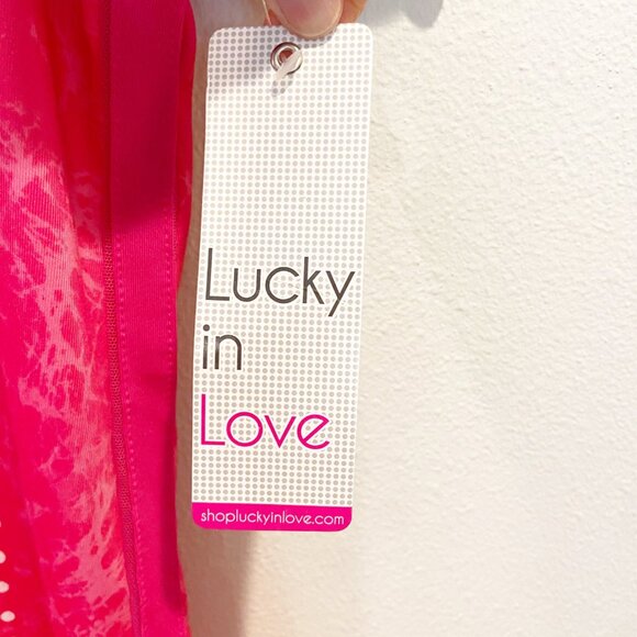 Lucky In Love Vaportex Sleeveless V-Neck Size Large NEW! - Picture 4 of 8